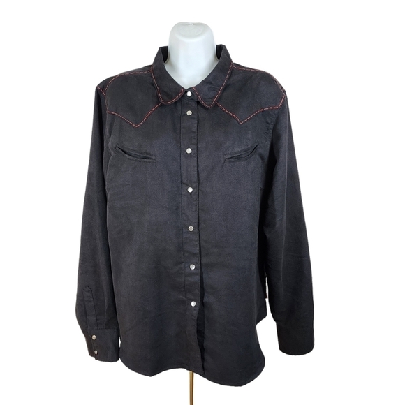 LEVI'S PEARL SNAP WESTERN SHIRT - Picture 1 of 8